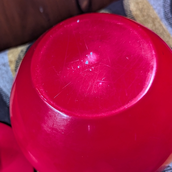 Vintage Red Apple Cannister, Cookie Jar - Picture 7 of 7